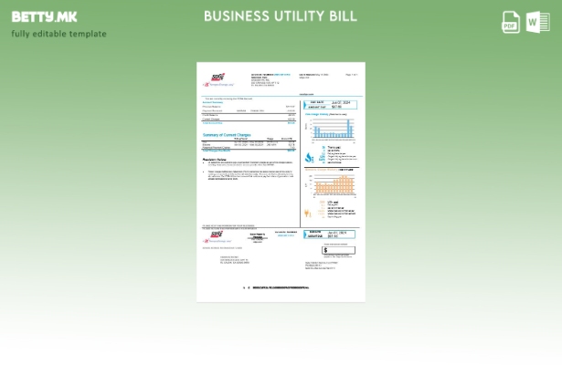 САД Калифорнија Сан Диего Гас и електрична (SDG&E) деловна сметка за комунални у